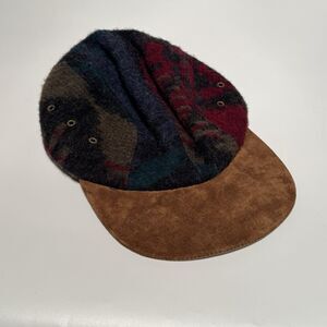 VTG Woolrich Southwest Wool Baseball Cap Men XL Suede Brim Gorpcore USA Aztec